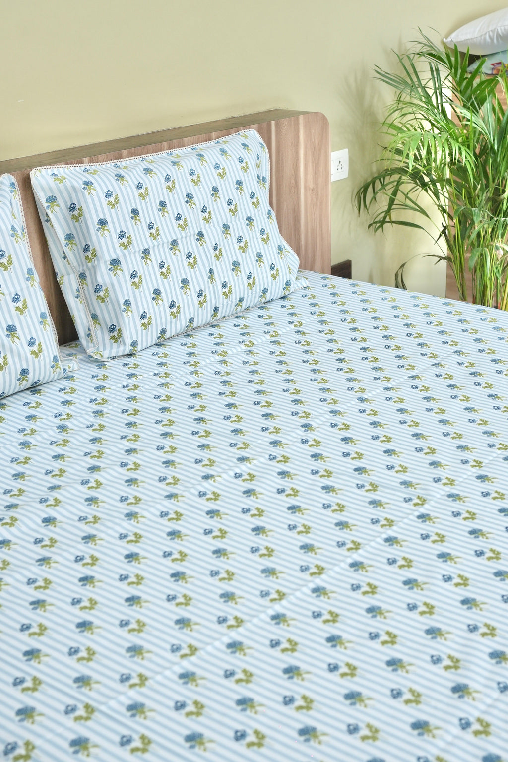 Posy Stripe Blue